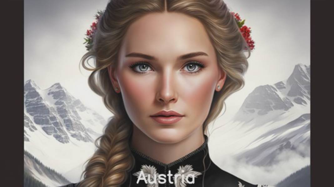 Yapay zekaya "Ülkeler güzel kadınlar olsaydı nasıl görünürlerdi?" diye sordular; işte sonuç! 64